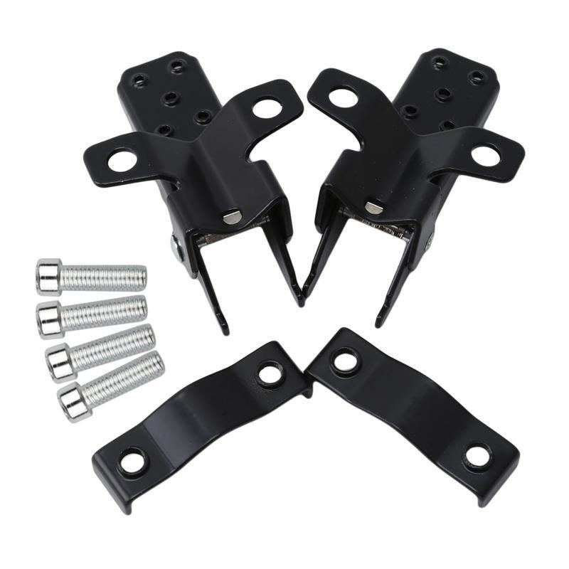 Motorcycle Foot Pegs Pedal Chromed Steel Folding Screw for Motorcycle MTB