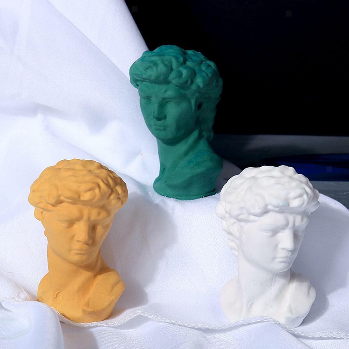 3Pcs   Silicone Mold Cake Decorative Handmade Wax  Mould
