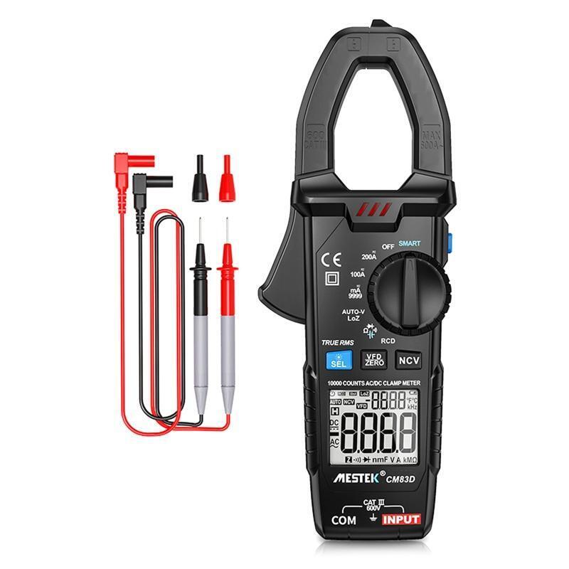 Multifunctional Clamp Meter w/ Backlit & Flashlight Digital Multimeter Voltmeter
