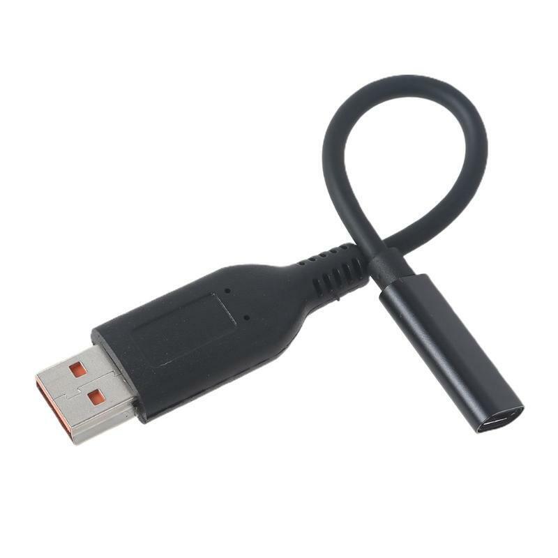 USB/Type C Female Adapter Converter Laptop Charging Cable Fit for Yoga 3