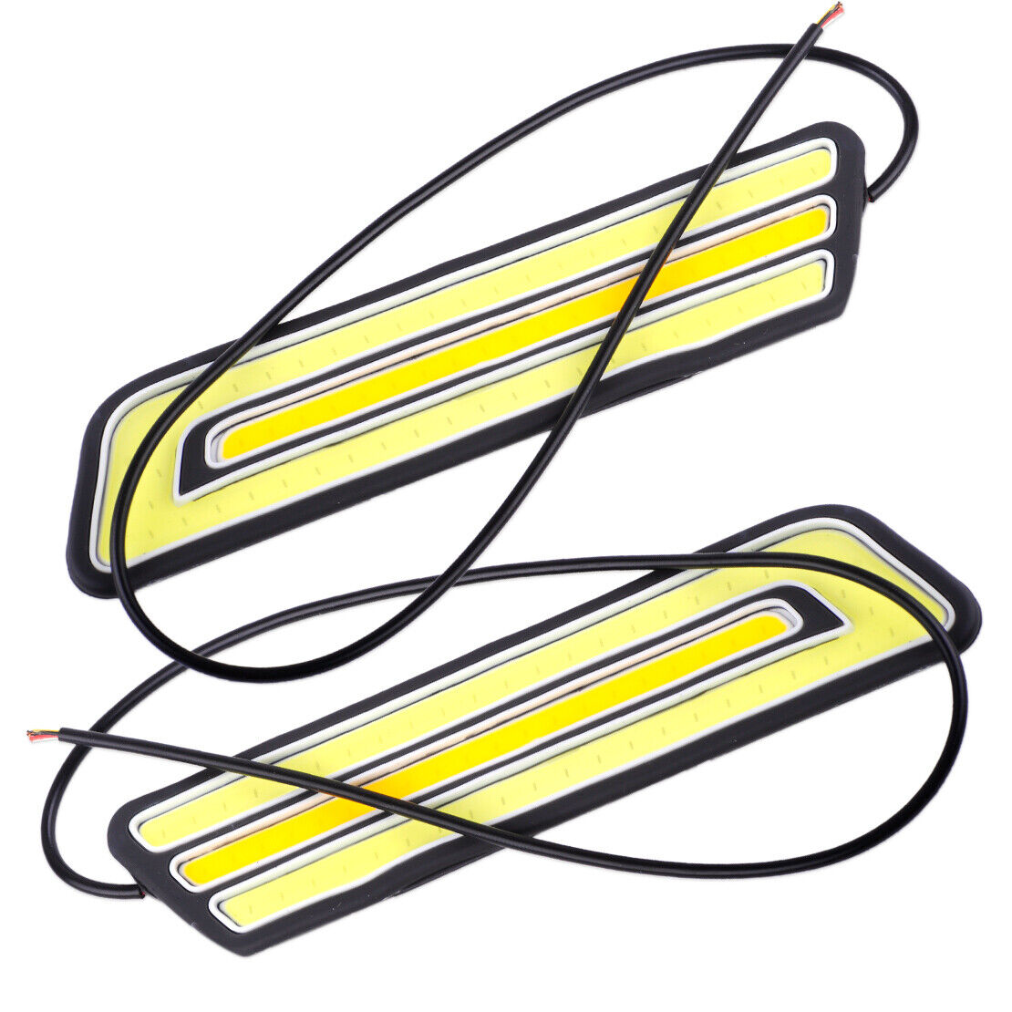 2 COB Flexible DRL car accessories LED Day Light Daytime running light DC 12V Li