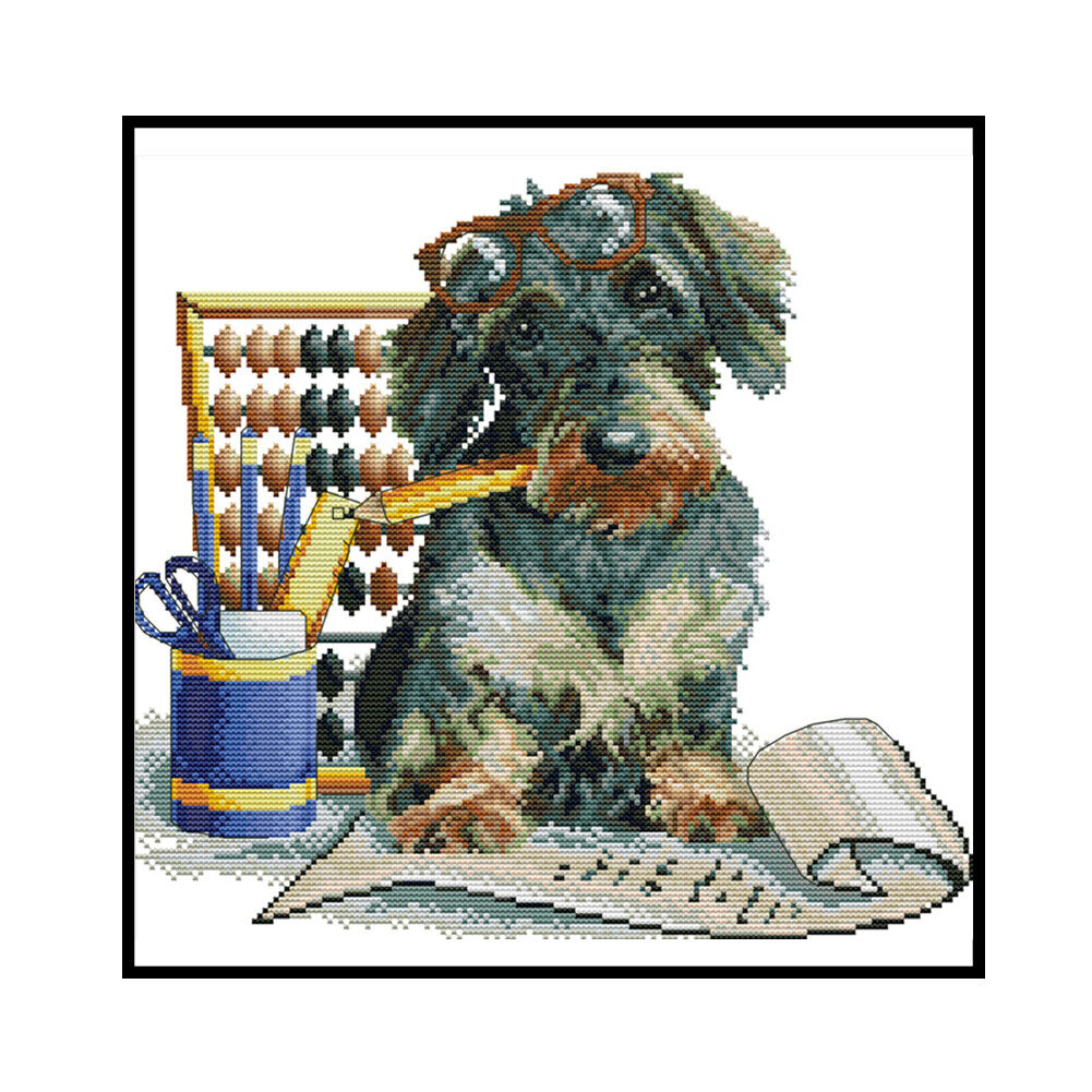 Partial Embroidery Stamped Counting DIY Cross Stitch Kits 14CT Needlework