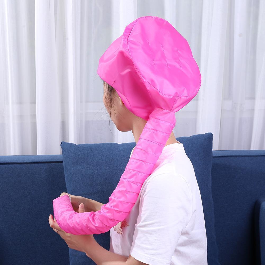 Soft Hair Perm Dryer Drying Cap Adjustable Women Home Hairdressing (Pink)