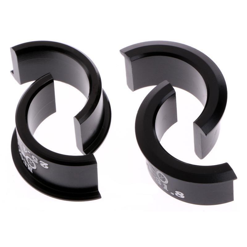 4Pcs Bicycle Handlebar Shim 25.4mm to 31.8mm Stem For Fixed Gear MTB Road Bike