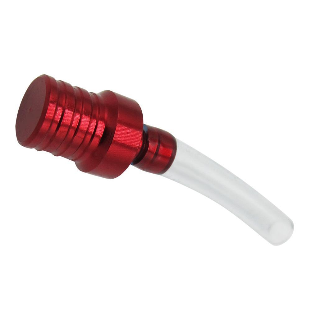 Motorcycle Gas Fuel Cap Valve Vent Breather Hose for ATV Dirt Bike(Red)
