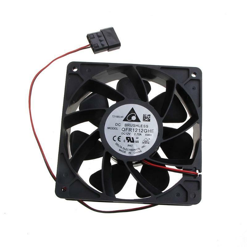 Spherical Bearing 210CFM High Speed Fan 12GHE12cm DC12V 2.7A with Ball Bearing