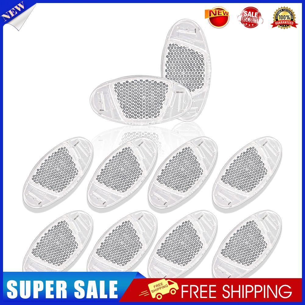 10pcs Bike Safety Warning Reflectors Night Reflective Cycling Accessories
