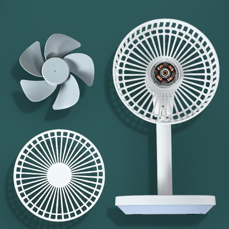Mini Desk Fan Strong Airflow Quiet Portable Fan for Desktop Office 6 Speeds