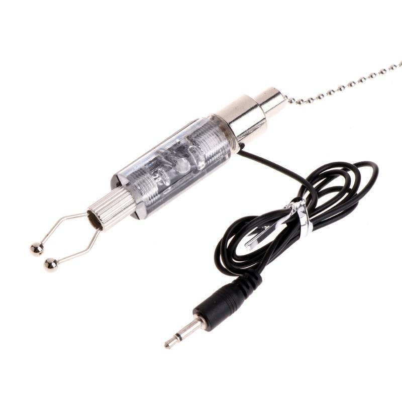 2.5mm LED Fishing Catching Bite Alarms Chain lluminated Hanger Swinger Indicator