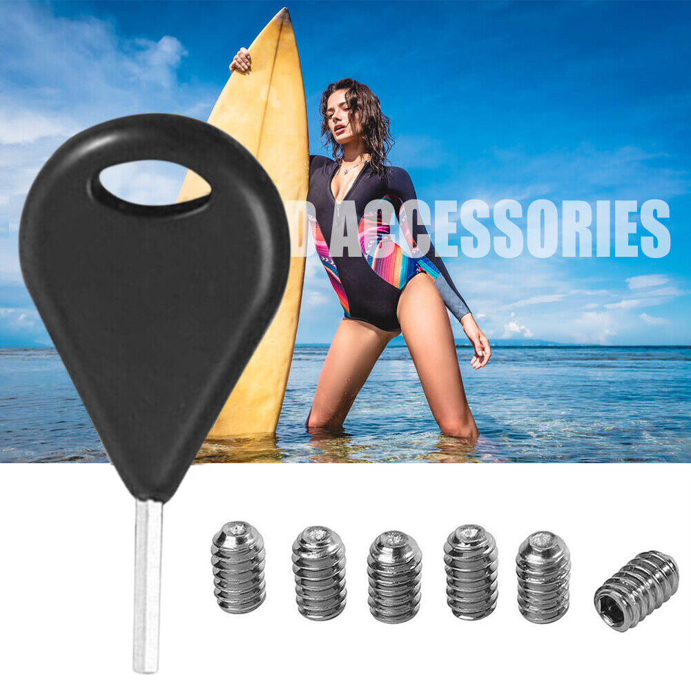 Steel Fin Key Tail Rudder Wrench Fin Screw for FCS Longboard Surf Board