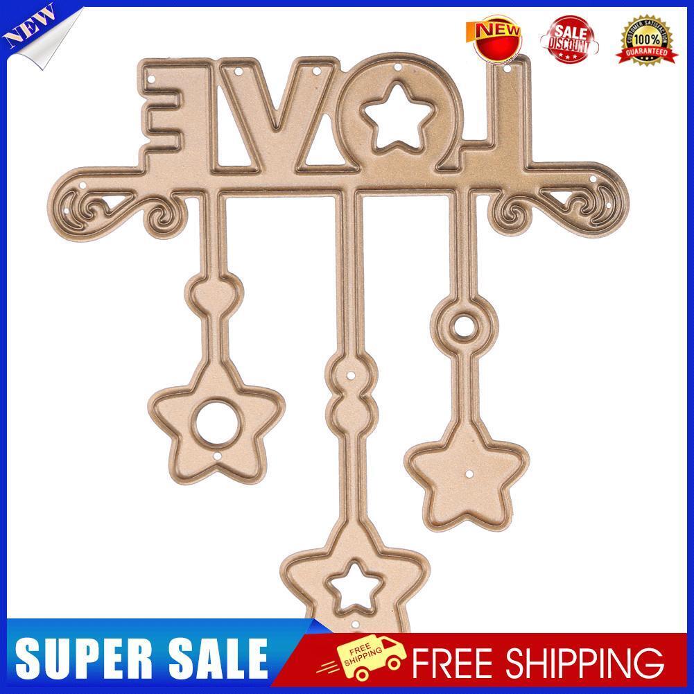 LOVE Pattern Embossing Cutting Dies Stencils DIY Art Scrapbooking Card Tool