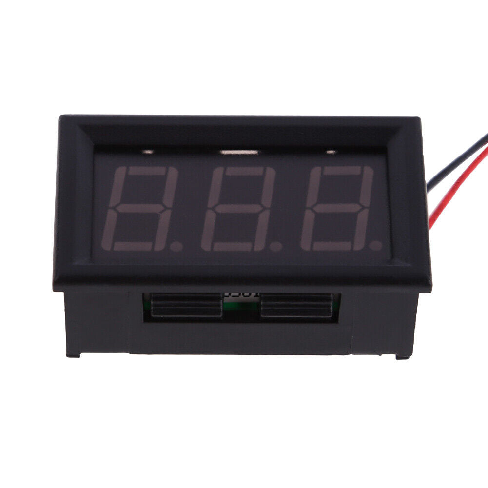 Blue LED AC 30-500V Digital Voltmeter Voltage Display w/ 2 Wires