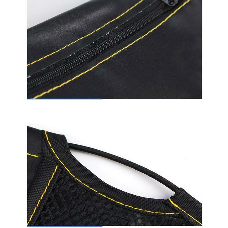 Motorcycle Seat Storage Sundry Bag Durable Separate Compartment Multiple Pockets