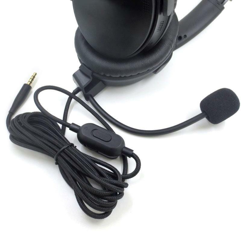 Detachable Gaming Headphone Cable 3. 5mm Noise Canceling Headset for BOSE-QC35II
