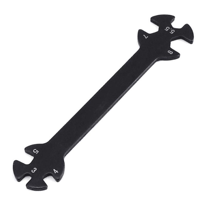 Versatility Wrench Multipurpose 6 in 1 RC Wrench Tool 3/4/5/5.5/7/8MM with Nuts
