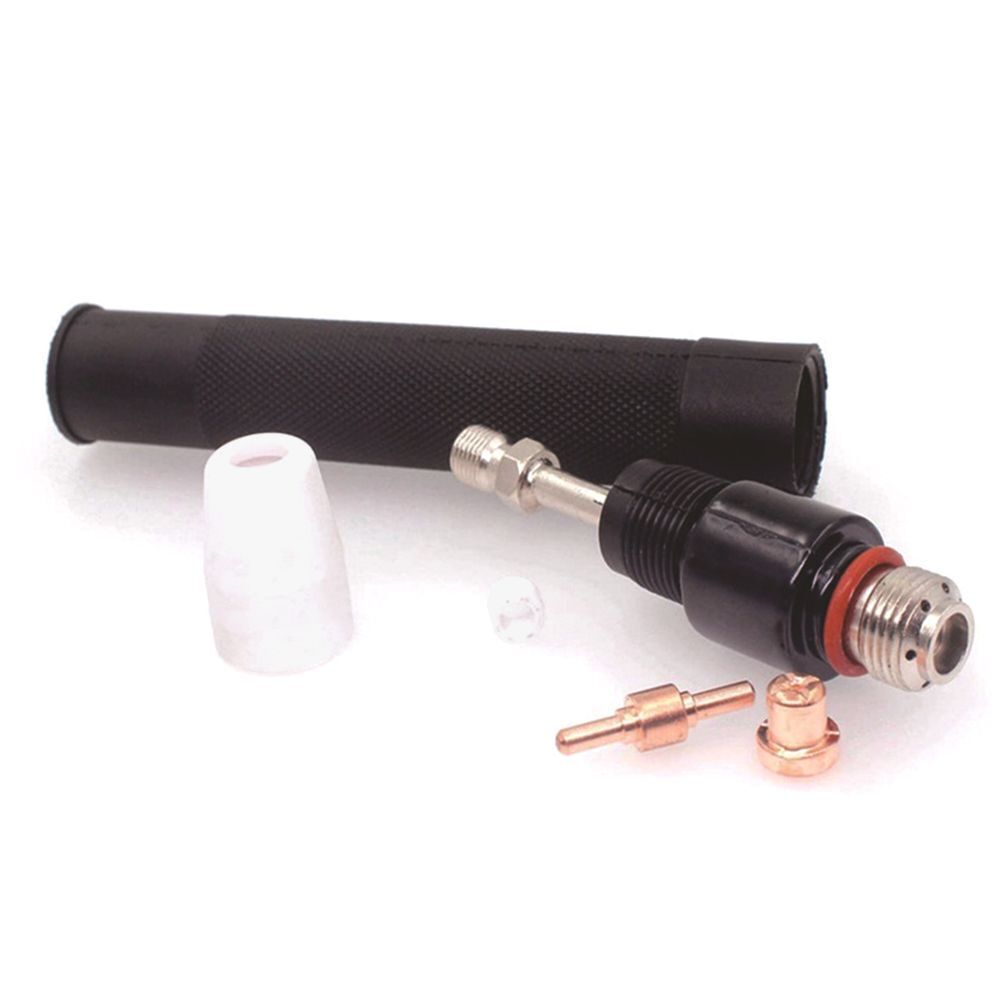 Straight Handle Plasma Welding Torch Head Electrode Nozzle PT-31 CUT40 LGK40