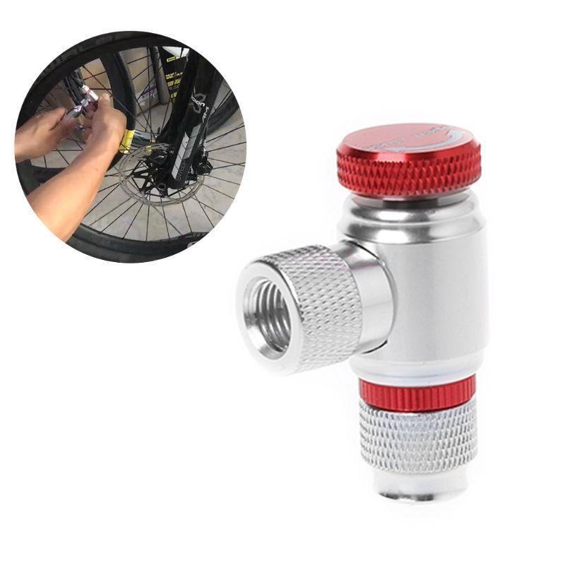 CO2 Pump Valve Bicycle Air Pump CO2 Inflator Adapter Bike Cycling Parts Repair