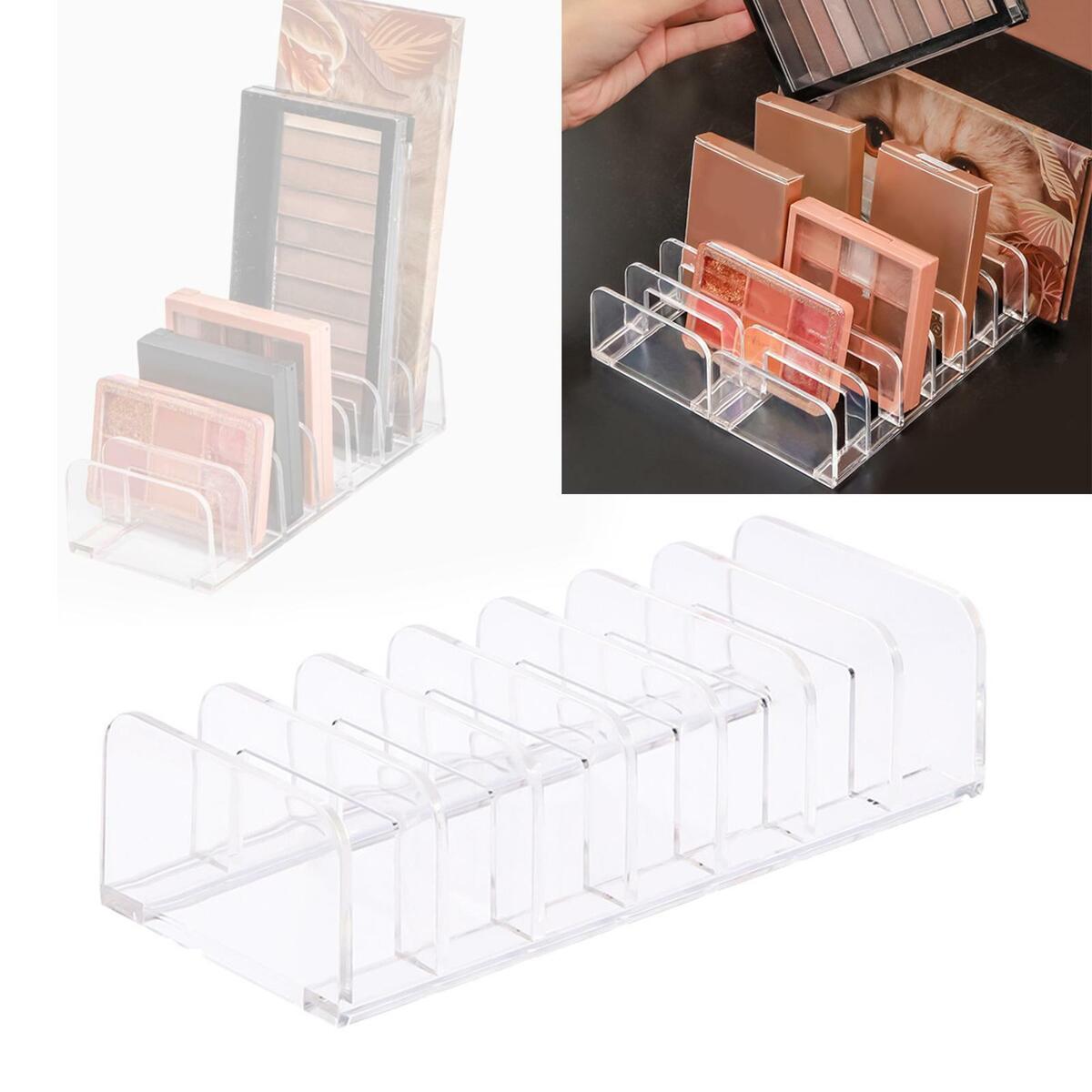 Cosmetic Storage Organizer  Compact Vertical Acrylic for Cabinets