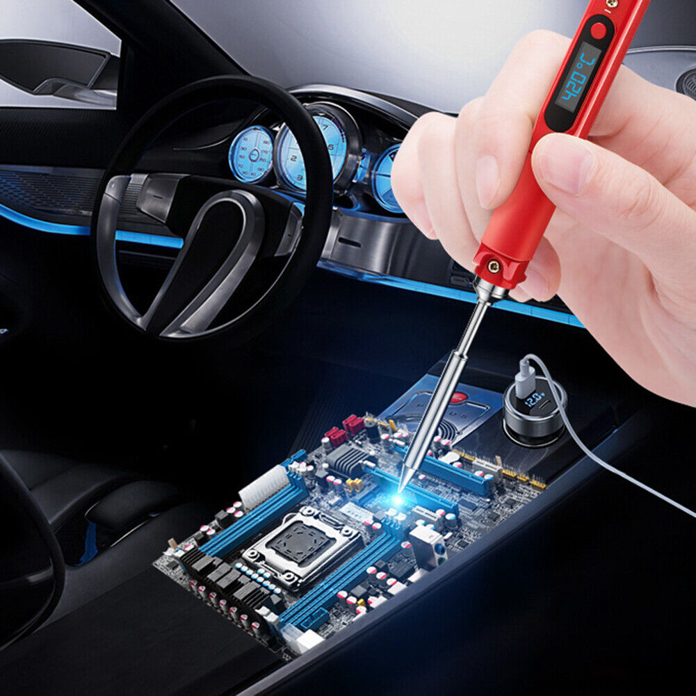 Adjustable Temperature Mini Soldering Iron 60W LED Display Electric Solder