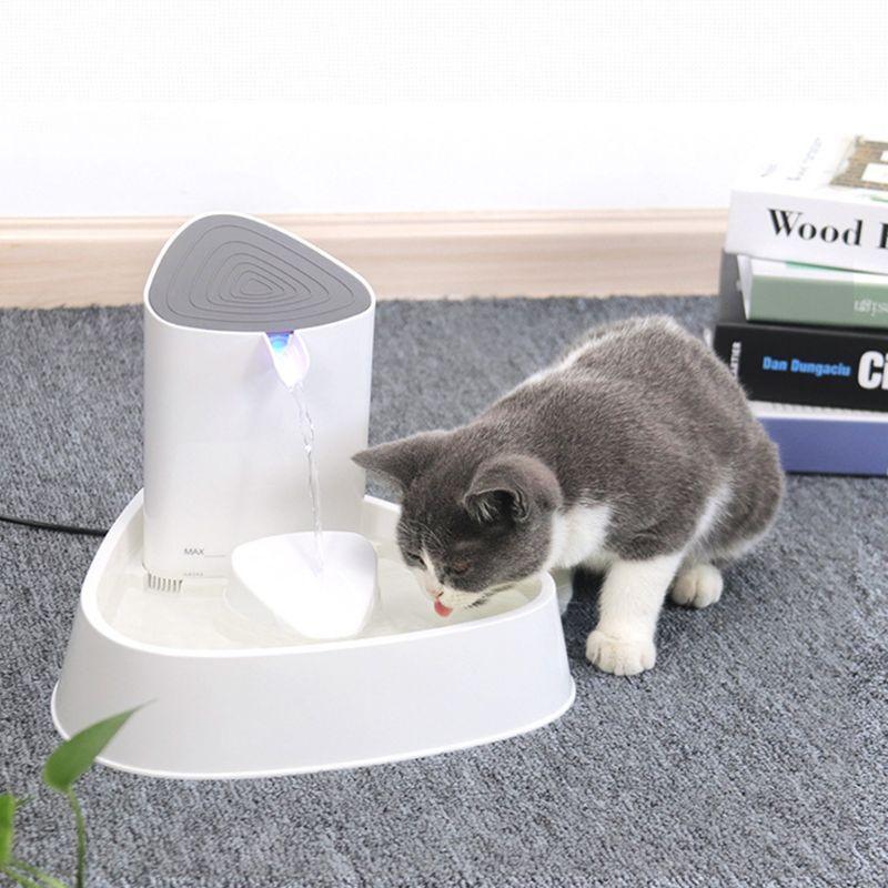 Cats Dogs Drinking Water Fountain Pet Electric Water Dispenser Automatic Feeder