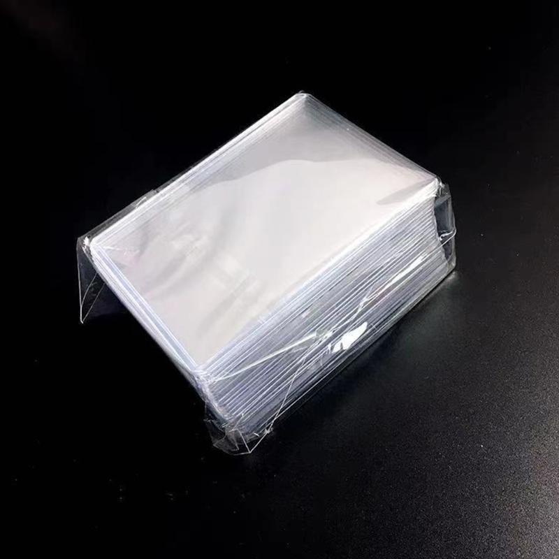 25Pcs/Set 3x4In Game Cards Outer Protector PVC Board Game Card Plastic Sleeves