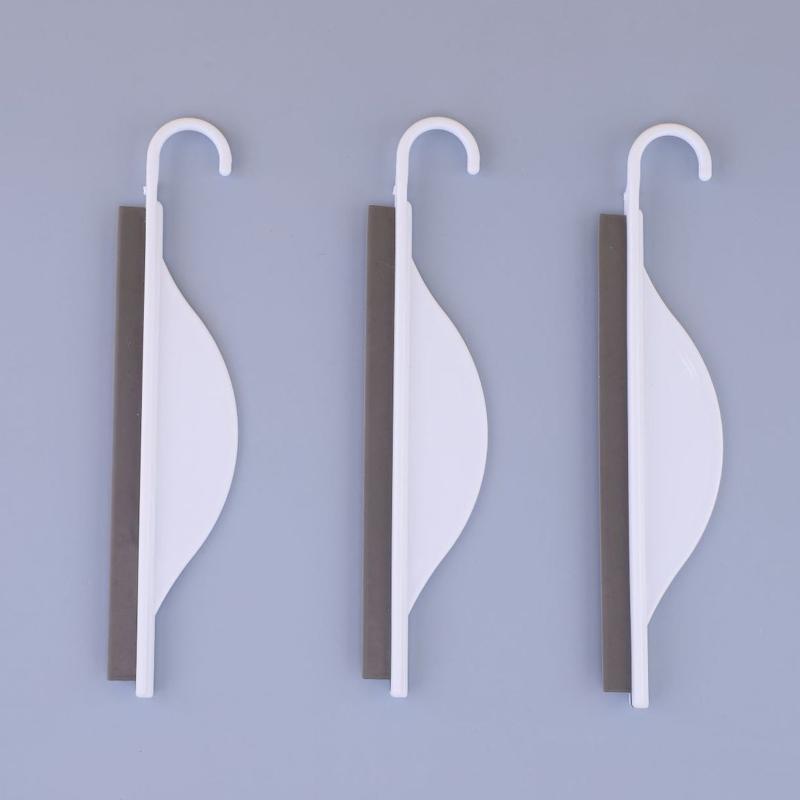 Mini Plastic Scraper Glass Mirror Window Shower Cleaning Wiper Tool