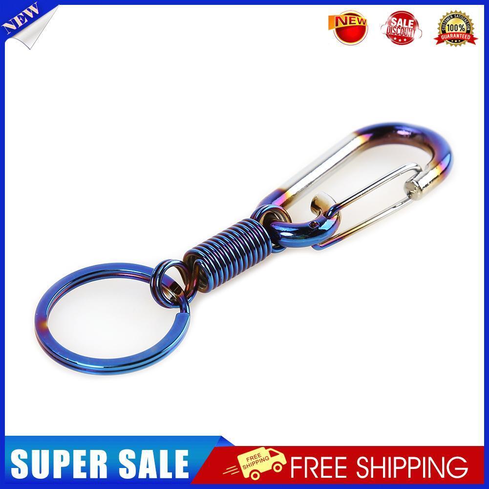 Burnt Blue Metal Keychain Aluminum Alloy Car Key Chain Ring Auto Styling