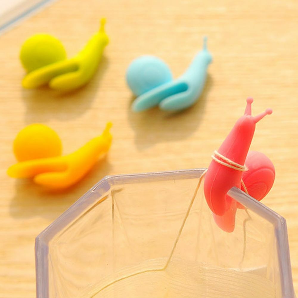 Silicone Tea Pot Decoration Tableware Tea Bag Holder Tea Bag Clips Drinkware