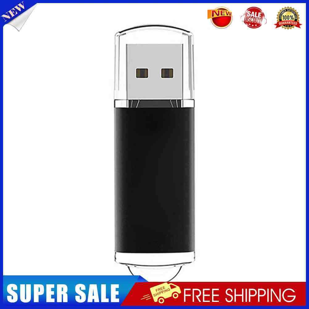 CW10029 High Speed USB 2.0 Flash Drive Clear Cap Thumb Drive (4GB Black)
