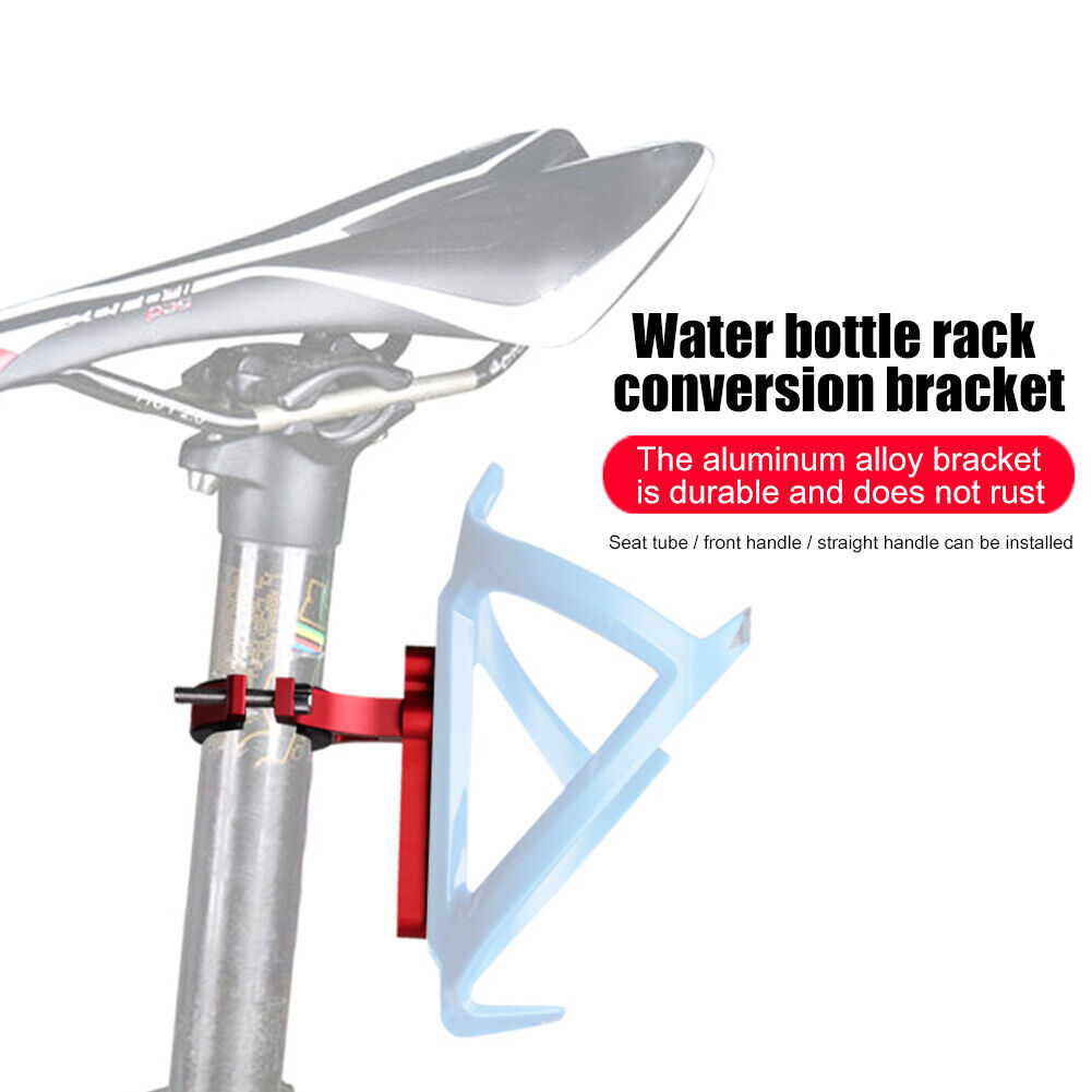 Bicycle Bottle Cage Adapter Water Cup Holder MTB Road Bike Parts (Red)