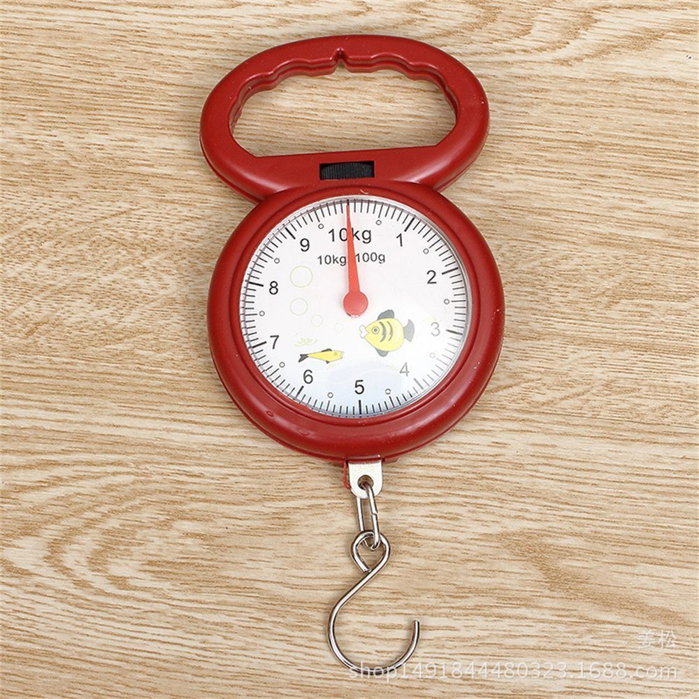 Hook Weighing Portable Hanging Scale Numeral Pointer 10kg Weighing Spring Scale