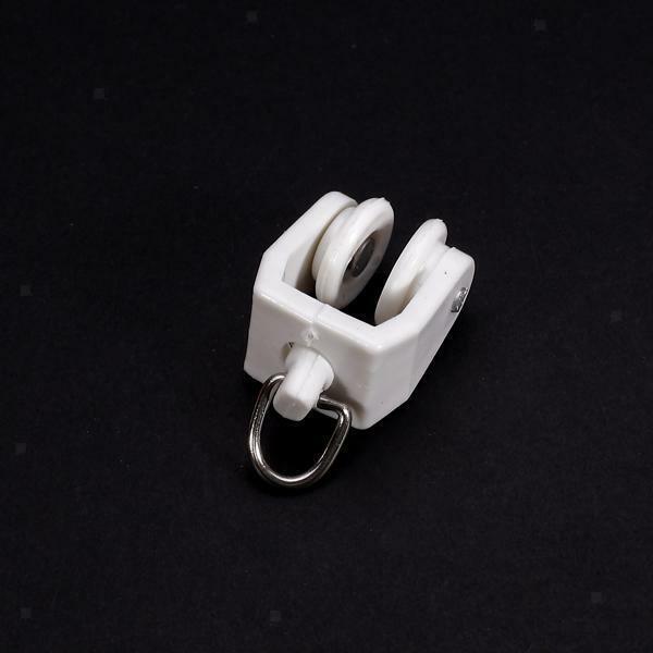 10 Pieces Curtain Track Glider Drape  Carrier for Bathroom Hotel