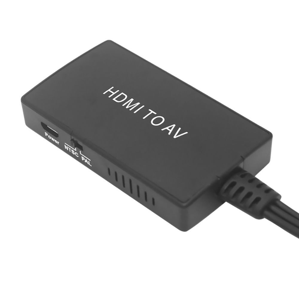 Cables Adapter HDMI to AV Converter HDMI to Video Audio PAL/NTSC RCA to HDMI