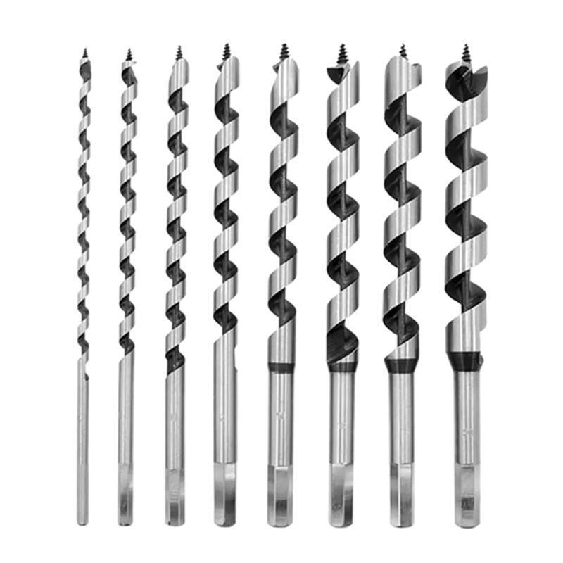 Multifunctional Easy to Store High Carbon Steel Woodworking Support Drill 8Pcs