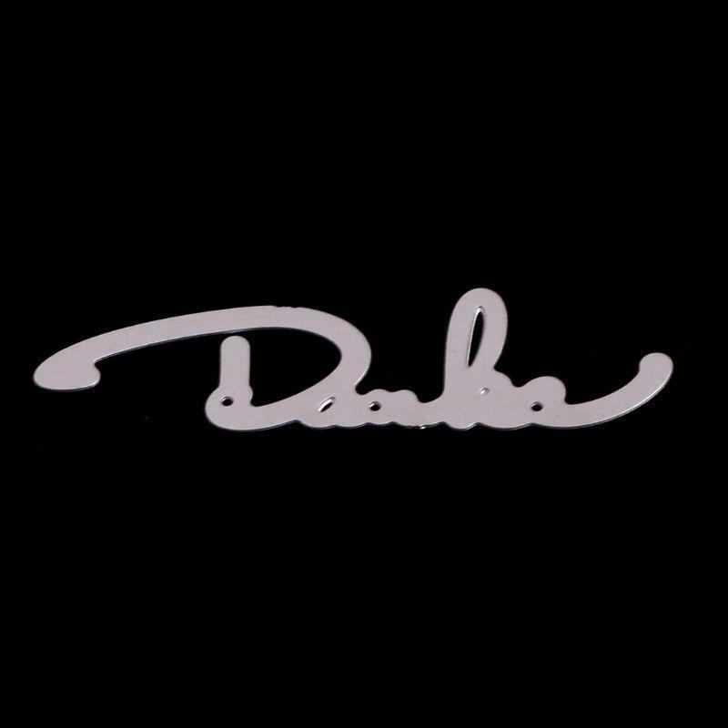 The Letter Metal Cutting Dies Stencil DIY Scrapbooking Embossing Paper Card
