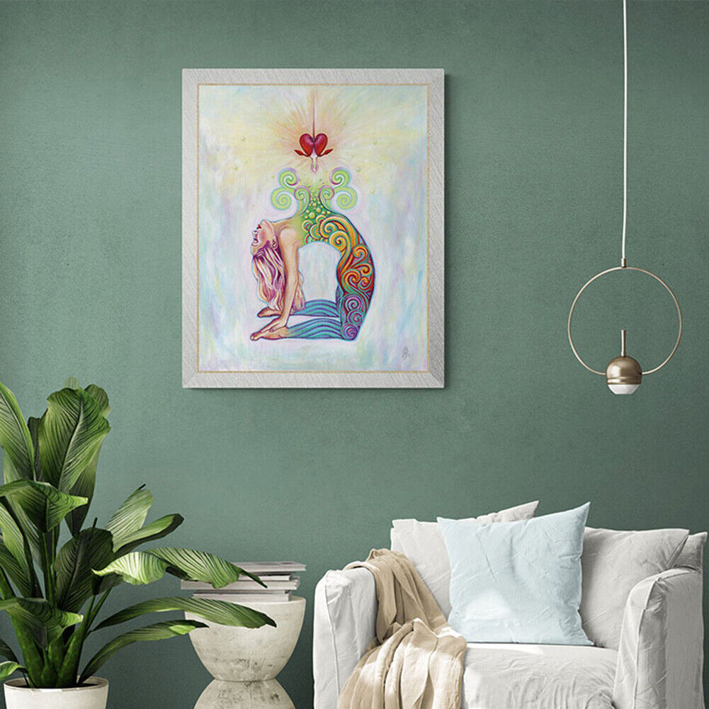 Women Yoga Photo Poster Spiritual Energy Art Painting Wall Pictures Decor