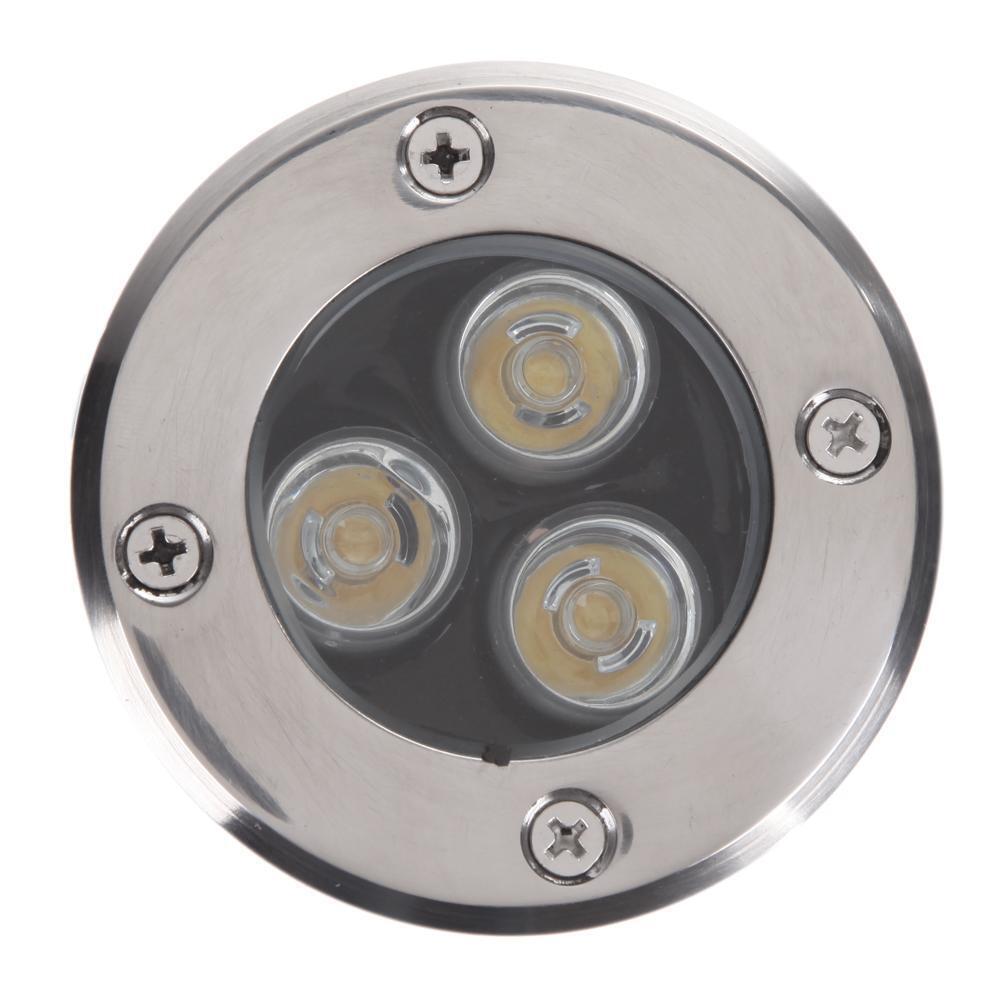 3W LED Underground Light IP65 Buried Recessed Floor Outdoor Lamp White