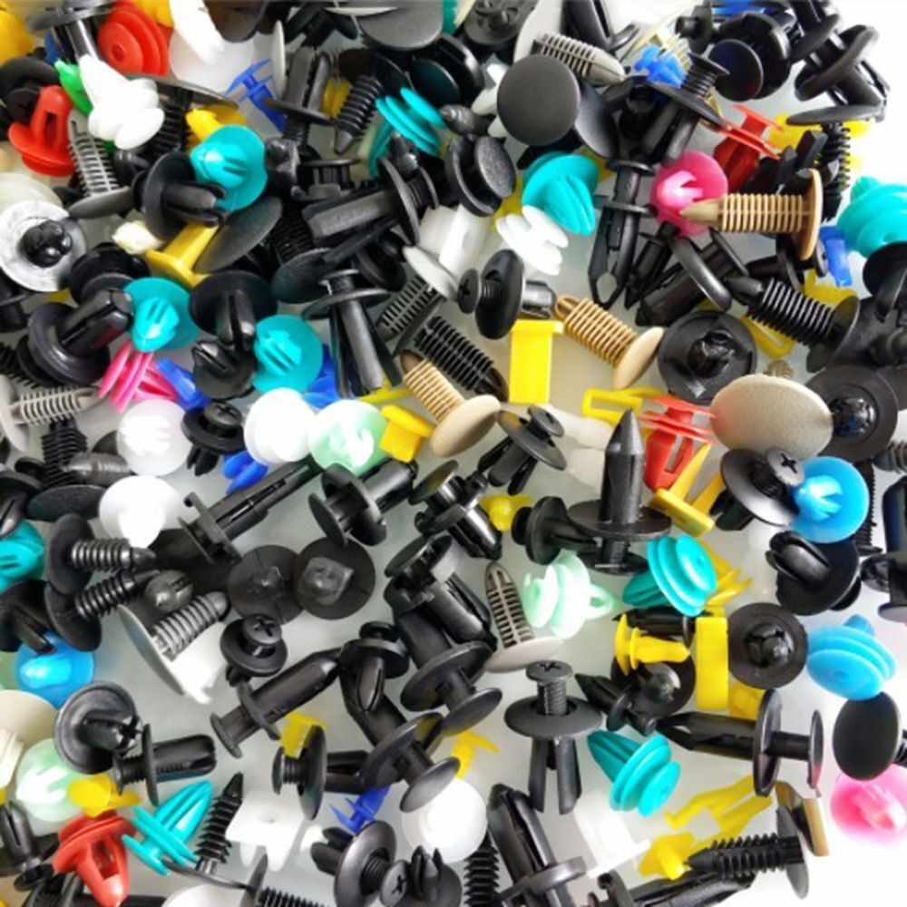 Colourful Car Fastener Auto Bumper Fender Clip Tool Trim Plastic