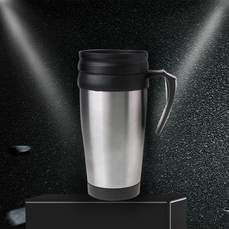 New 500ML Thermos Stainless Steel Insulated Coffee Tea Travel Car Mug Cup Travel