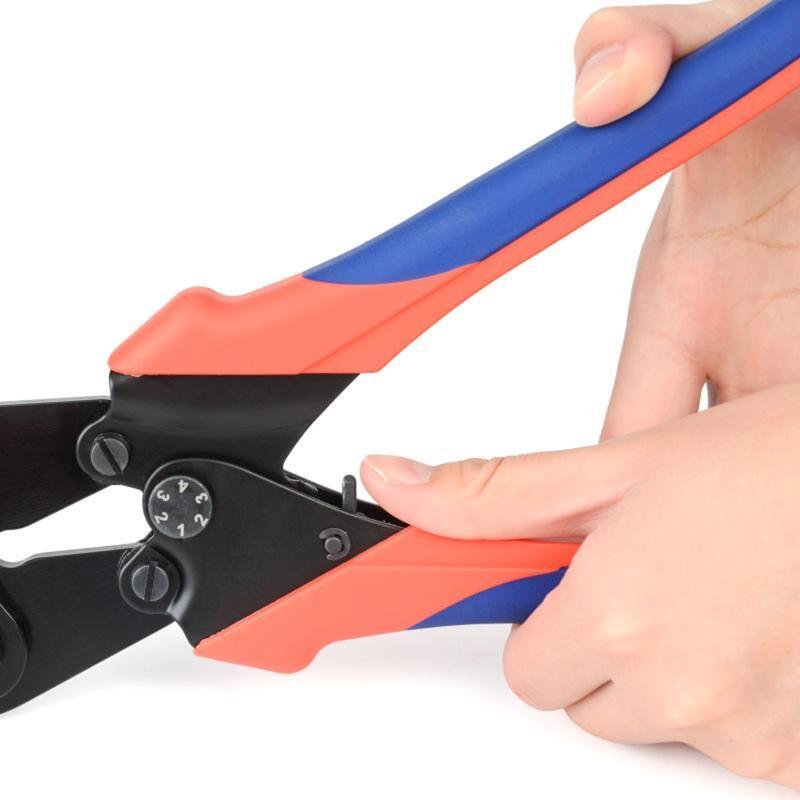 High Precision  Ratchet Crimping Pliers Tool  for  0.3-3. 5 Aluminum Sleeves