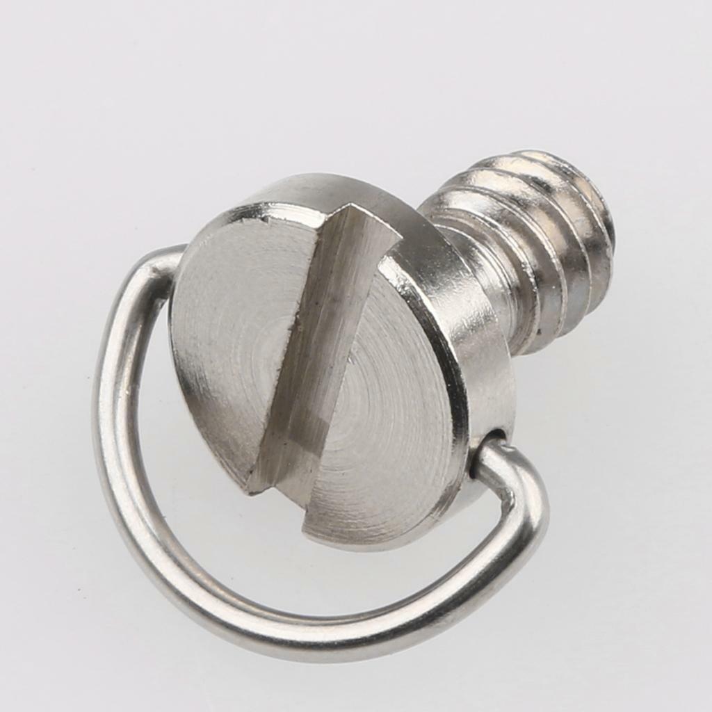 1x  Screw with Flat Head Screwdriver Slot Use with Tripods Monopods