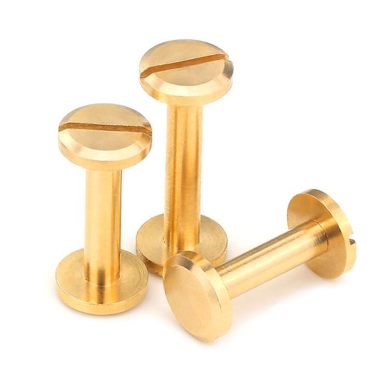 20 Pieces Washers Leather Copper Fastener Flat Head Copper Solid