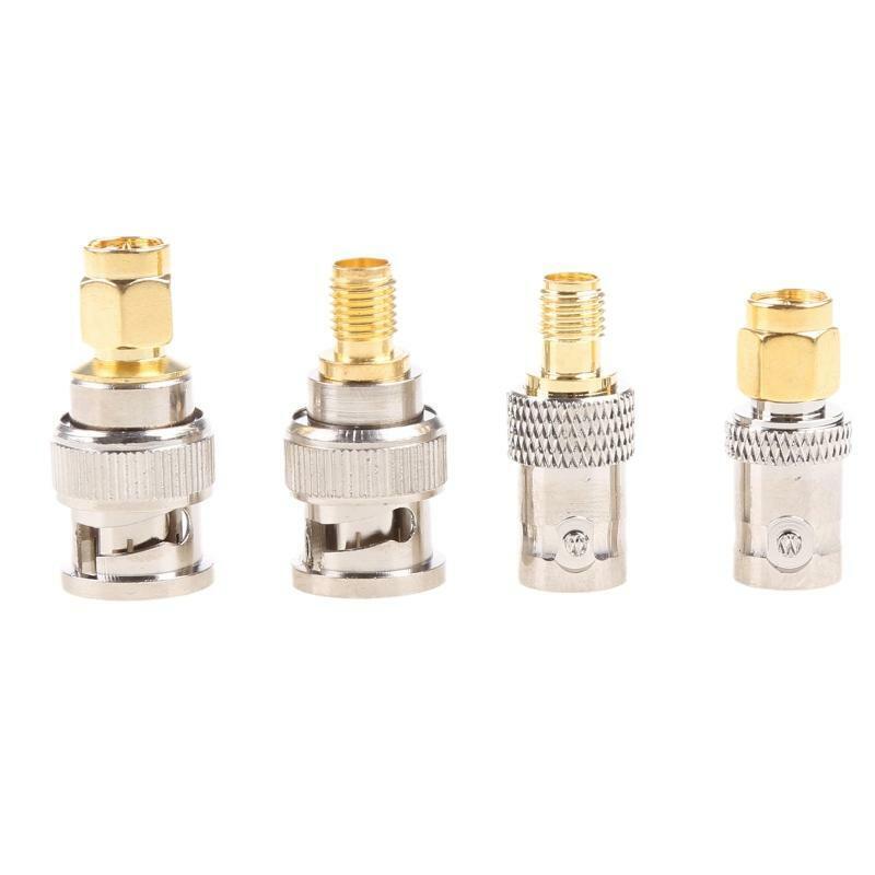 4 Pieces SMA to BNC Kits for Wi-Fi Radios External Antenna Corrosion Protection
