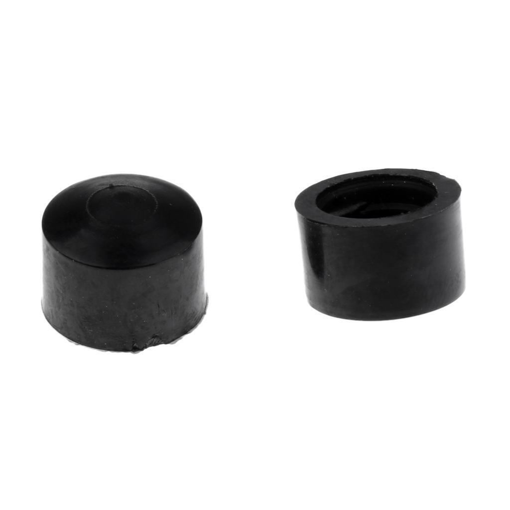 Pack of 4Pcs Skateboard Truck Replacement  Cups - Black Rubber 3 Sizes 16×10 mm