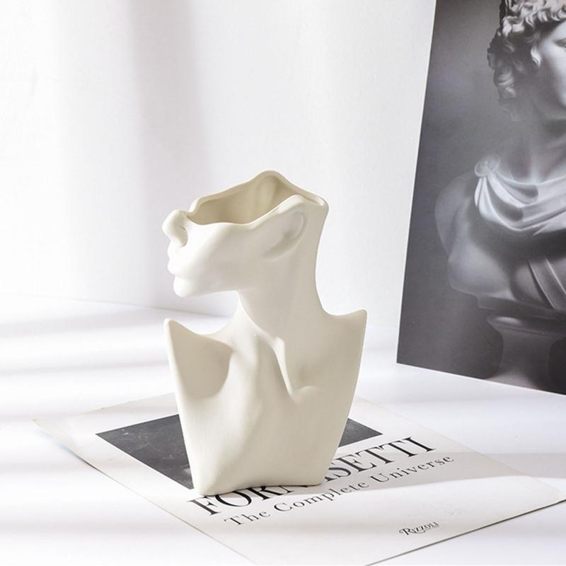 Half-body Human Body Vase Silicone Molds for Making Succulent Plant Flower Pot