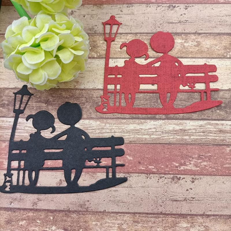 Boy Girl Metal Cutting Dies Stencil DIY Scrapbooking Album Paper Card Template