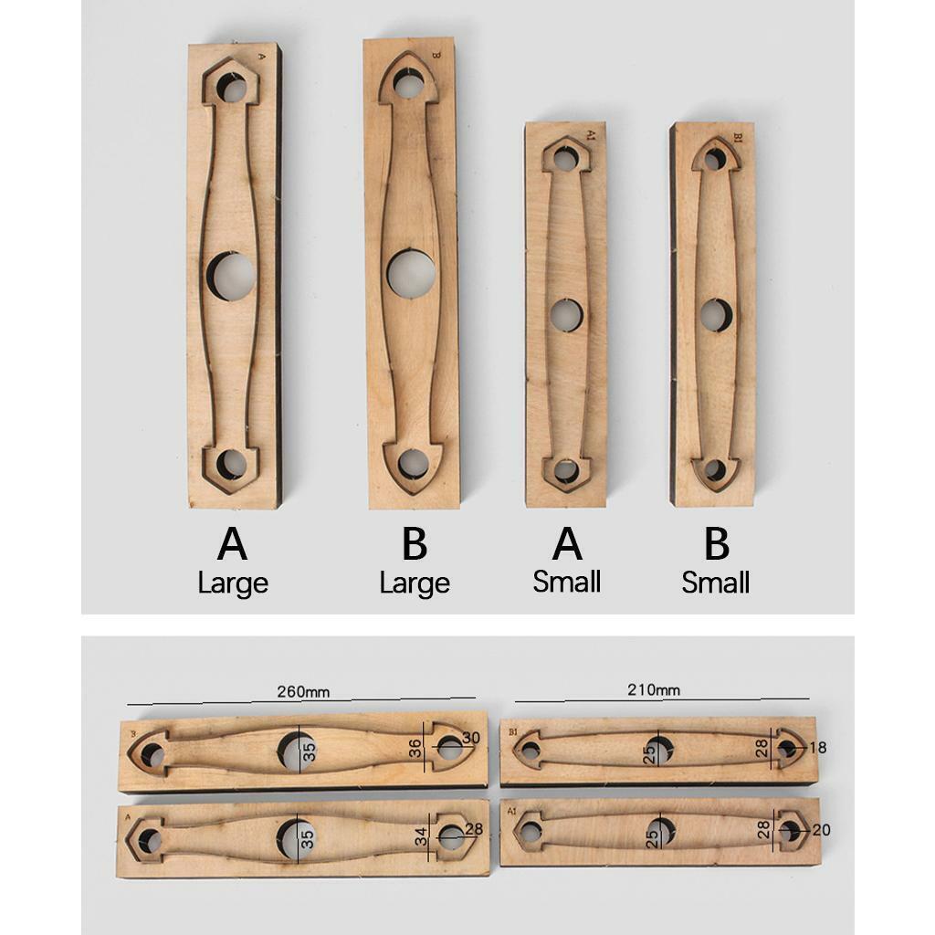 2x Steel Leather Craft Dies Bag Handle Strap Cut Mold Purse Making Tool
