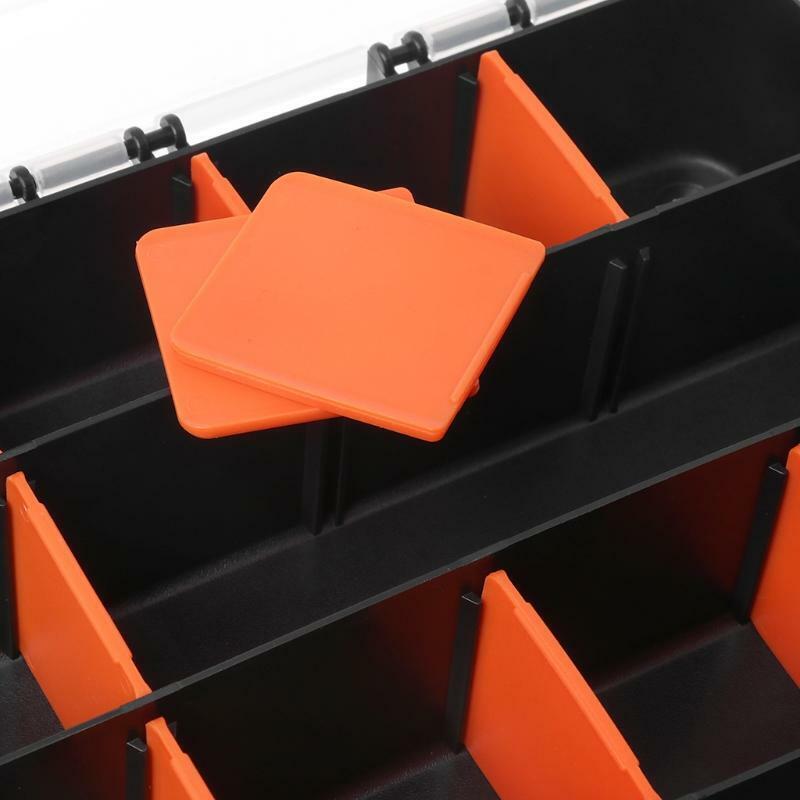 Plastic Hand Tool Storage Case Spanner Screwdriver Parts Hardware Organizer Box