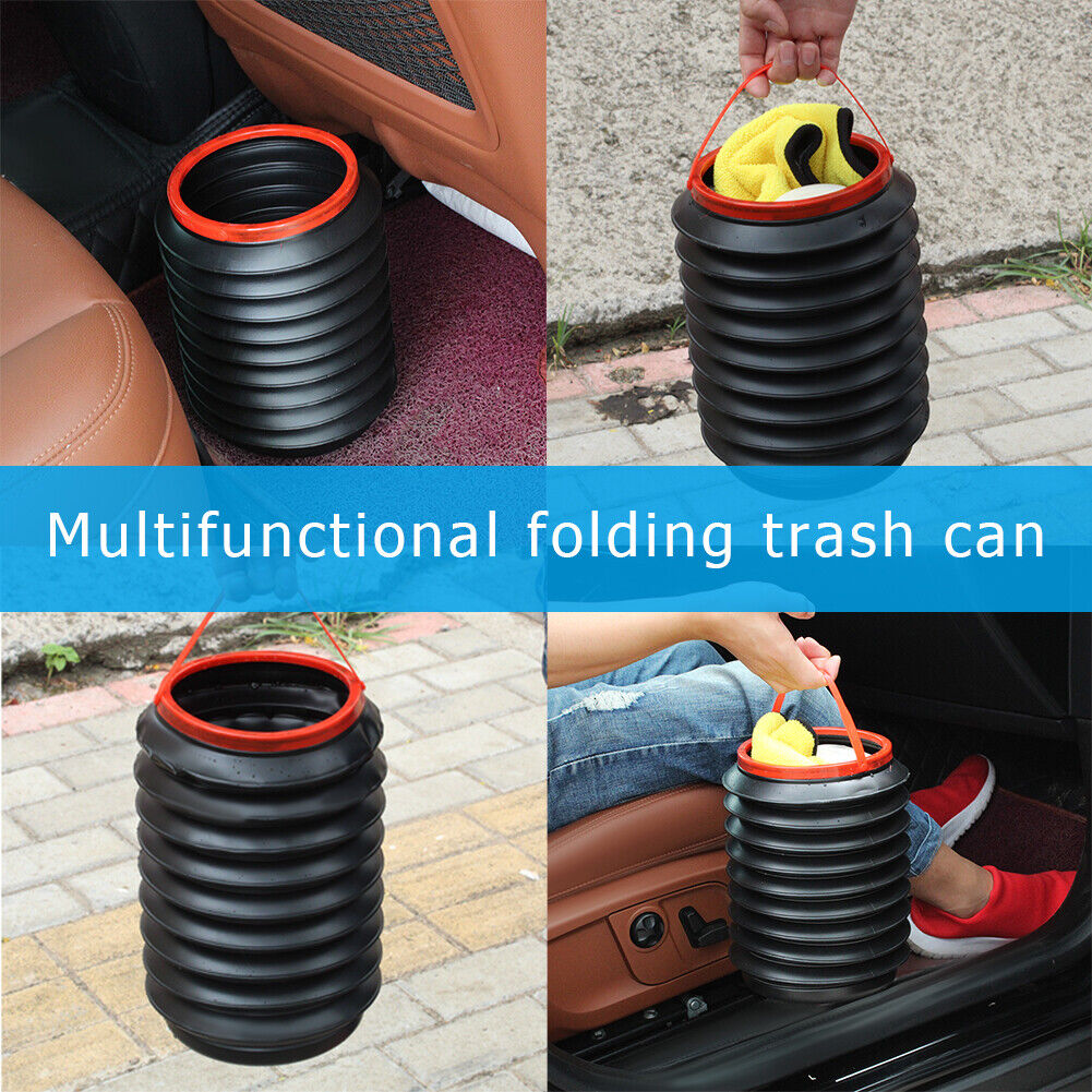 4L Car Folding Trash Collapsible Water Storage Buckets Garbage Container
