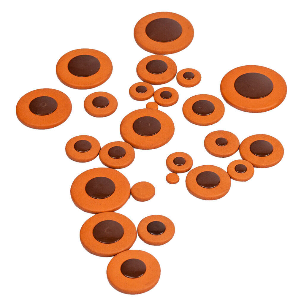 25x Saxophone Pads Cushions Lambskin for  Saxophone Players